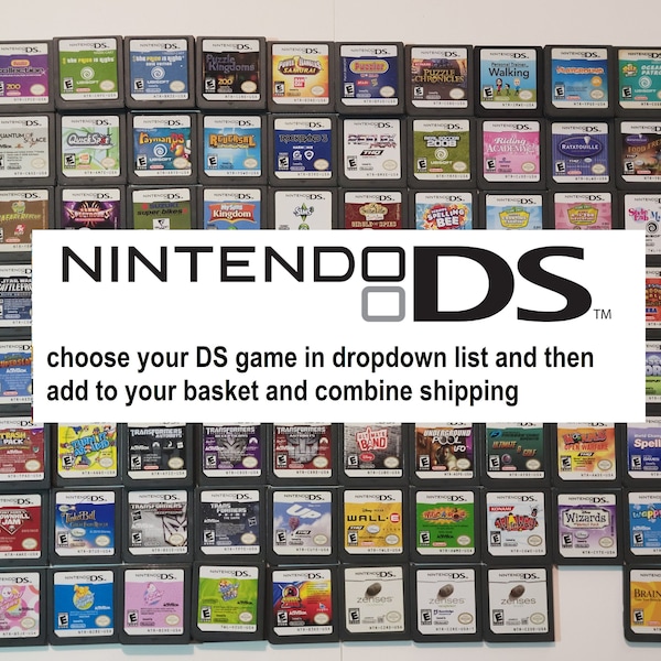 Nintendo DS (S thru Z) Loose Game Lot also works in Lite, 3DS/2DS) combine shipping by 'adding to basket' Canadian Seller #5of6 SIMS