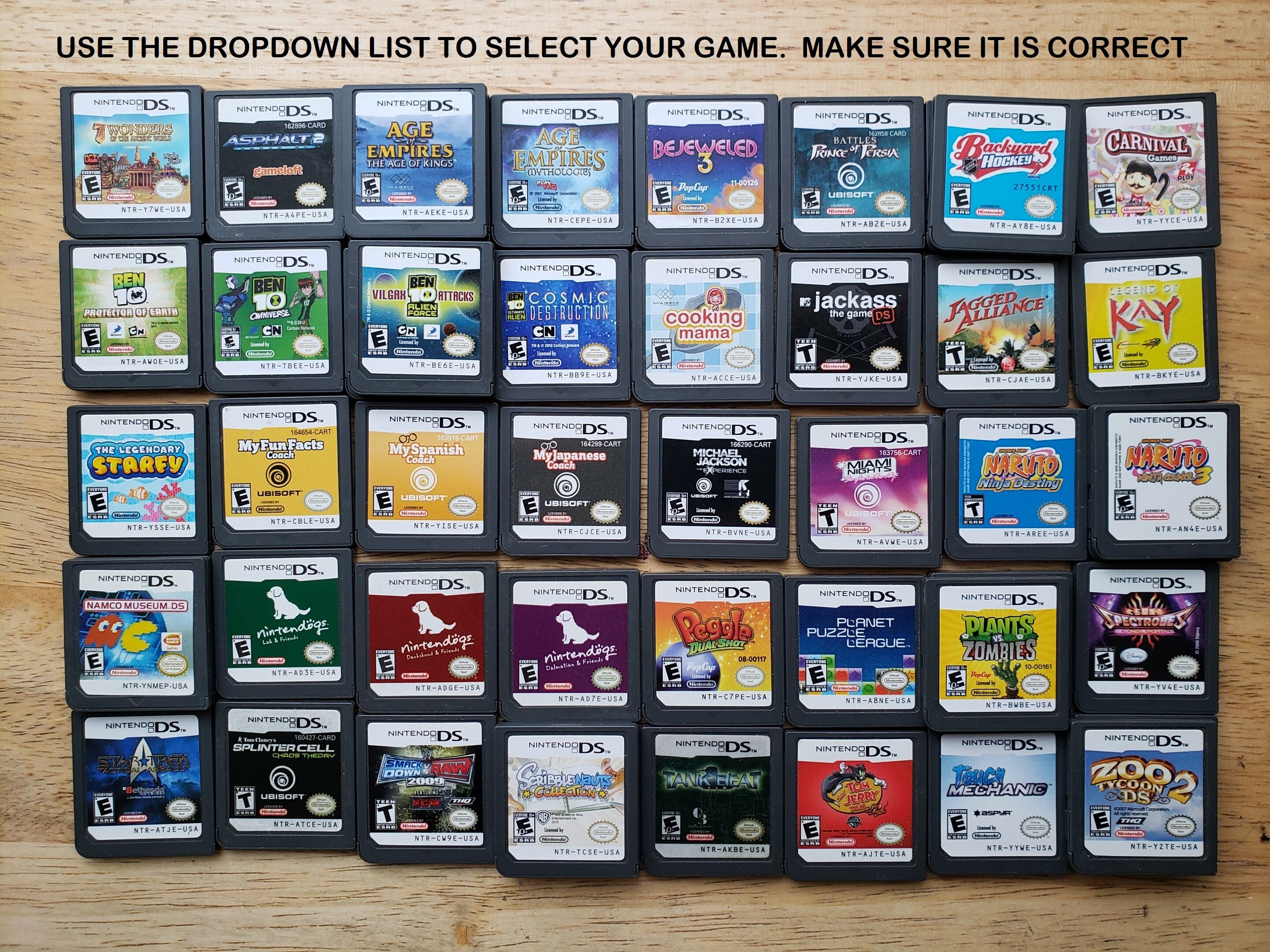Nintendo DS Sehr BELIEBTE Spiele Preise variieren Nur - Etsy Österreich