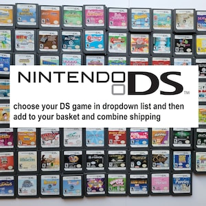 Le lot de jeux en vrac Nintendo DS (de A à Z) fonctionne également sur les consoles Lite, 3DS/2DS) expédition groupée par « Ajout au panier » Vendeur canadien n° 2 sur 6