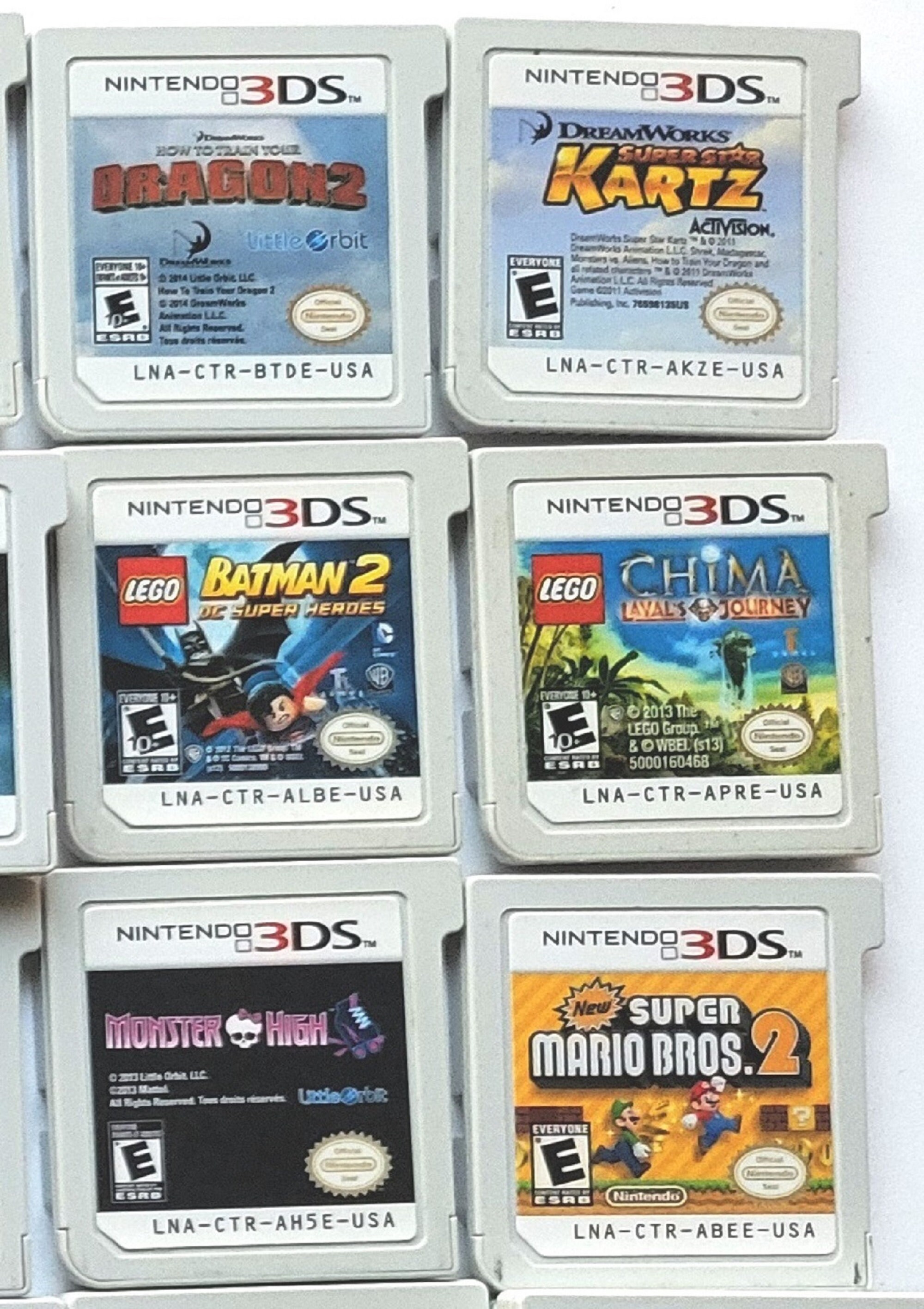Nintendo 3DS Game Lot (works on 2DS Also) Listing #1of6