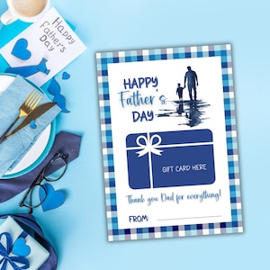 Titular de la tarjeta de regalo del Día del Padre para papá, Tarjeta imprimible del Día del Padre, Regalo de último minuto de agradecimiento del Día del Padre, Idea de regalo de agradecimiento a papá digital