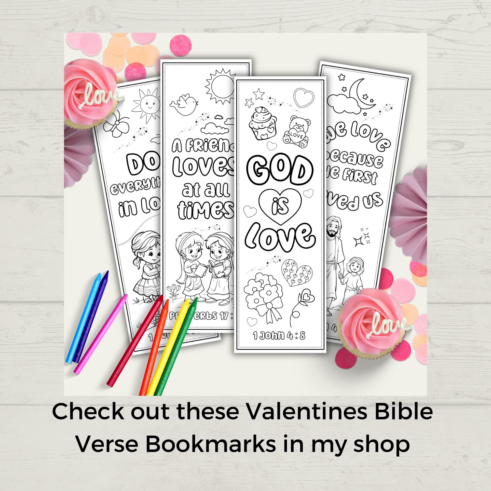 Christian Valentine Card, Printable Scripture Love Card, John 3:16 ...