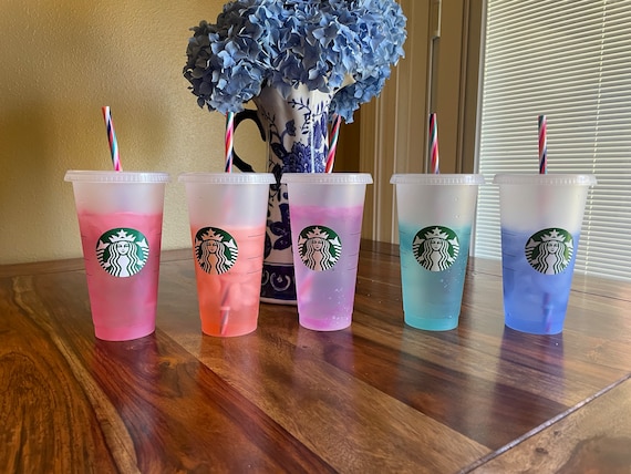 Personalized Colour Changing Starbucks cups