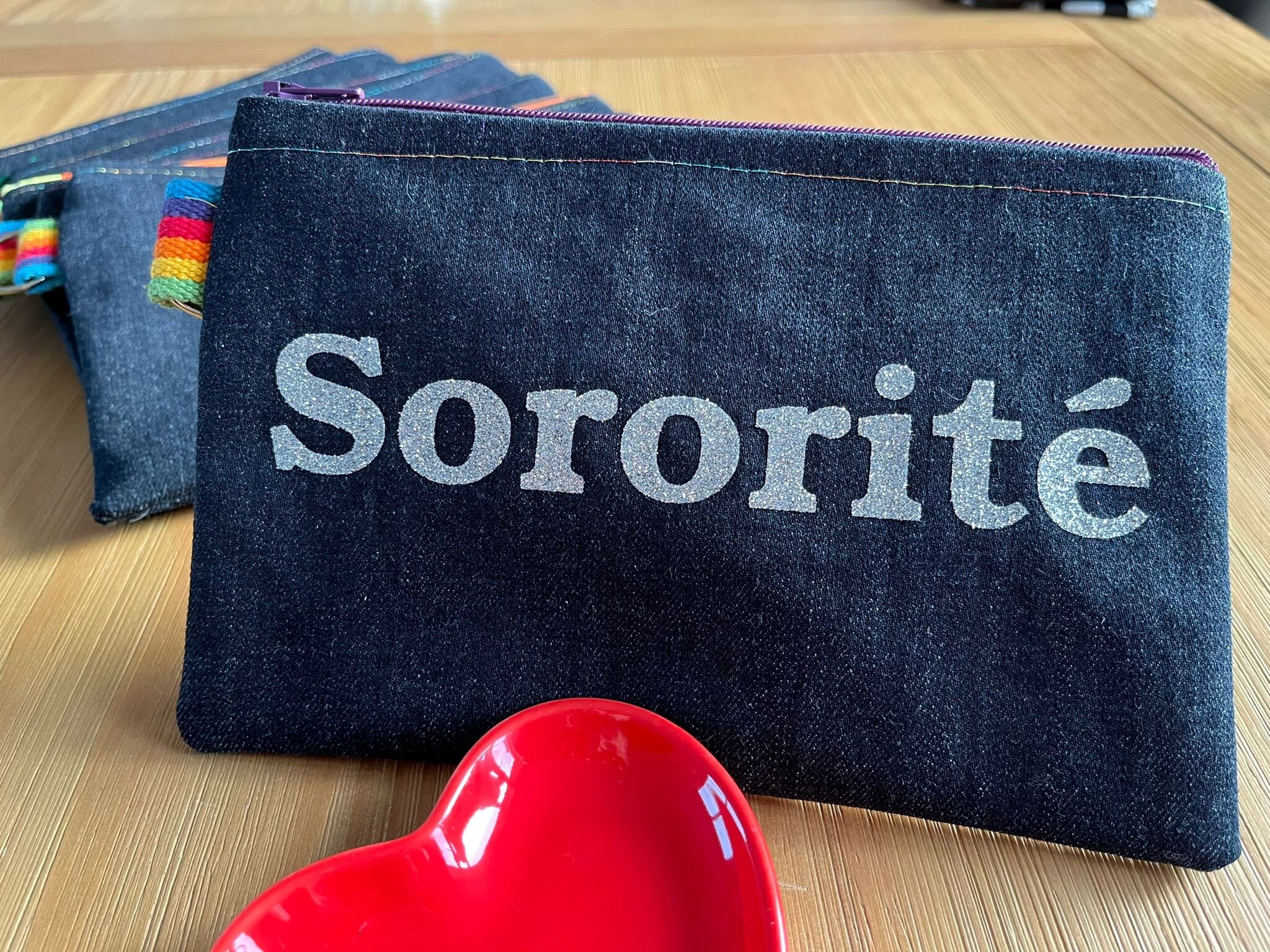 Trousse Personnalisée, Colorée, Message Slogan Féministe, Monstera