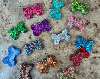 Holographic resin pet ID tag