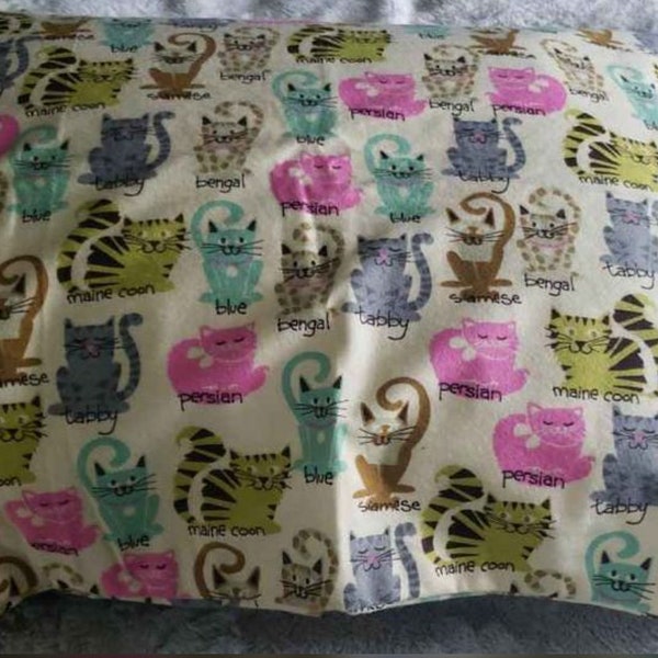 Custom Flannel Cats off All Types Pillowcase