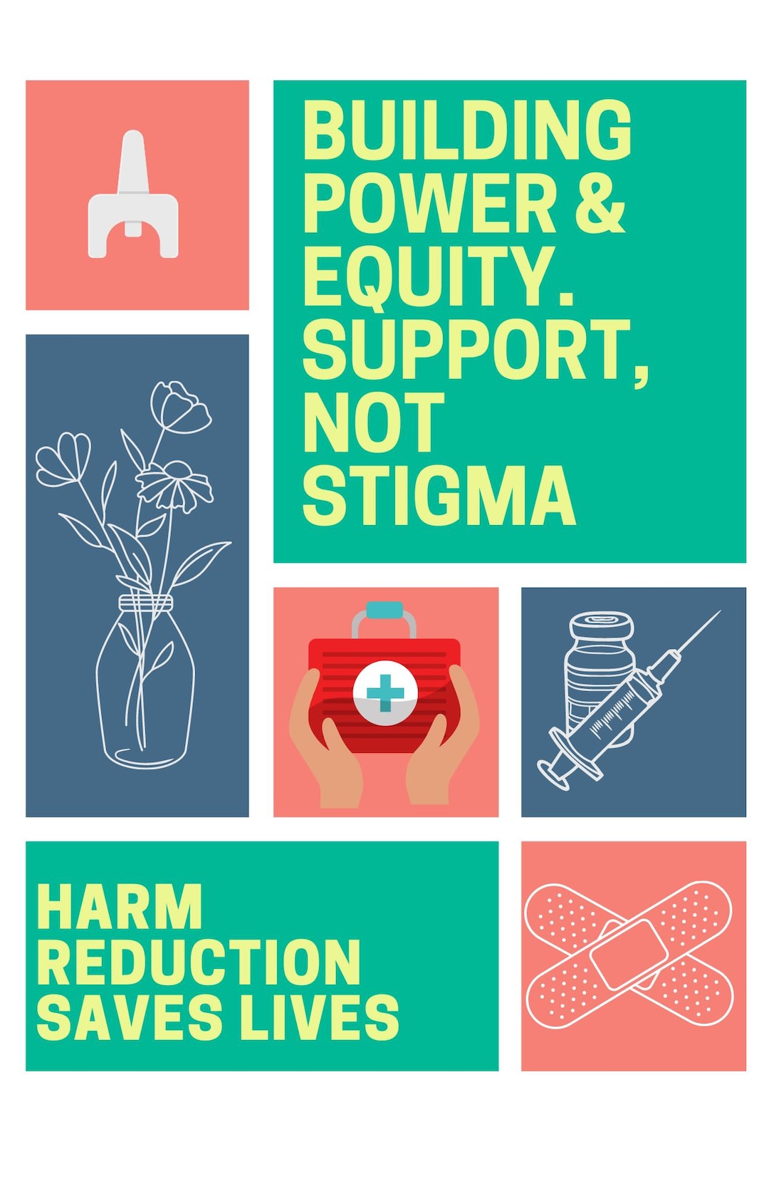 Building Power and Equity Printable Wall Art Anti Stigma Advocacy ...