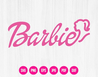 Barbi SVG, Barbi logo image cut file,, Hot Barbi PNG, Barbi shirt, Barbi clipart, Barbi Logo, Barbi vector,eps, dxf, png, Instant Download