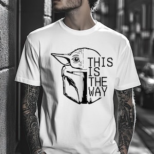 This Is The Way Baby Yoda T-Shirt | Mandalorian Grogu Tee image 1