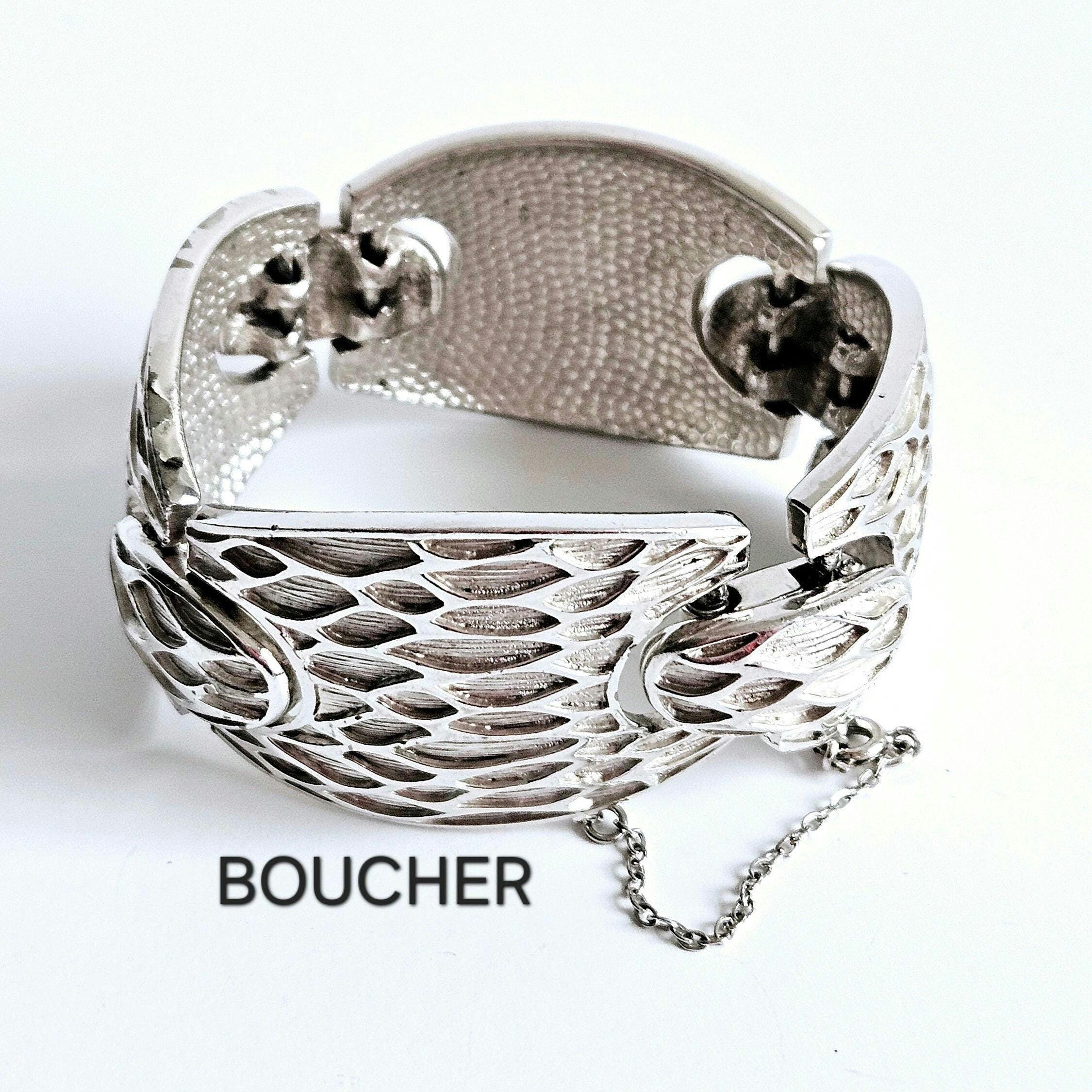 Bracelet Vintage En Argent Des Années 60 - Style Moderniste - Longueur 16 Cm