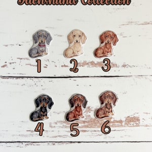 Customizable Dachschund X-Ray Markers Collection