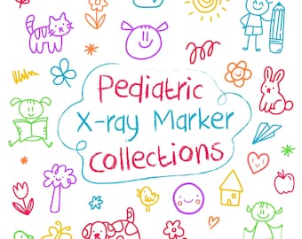 Pediatric Skellies and Friends X-Ray Marker Collection