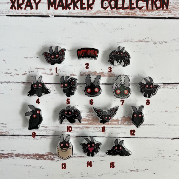 Colección de marcadores de rayos X "Vive, ríe y acecha"