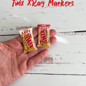 Marcadores de rayos X de caramelo