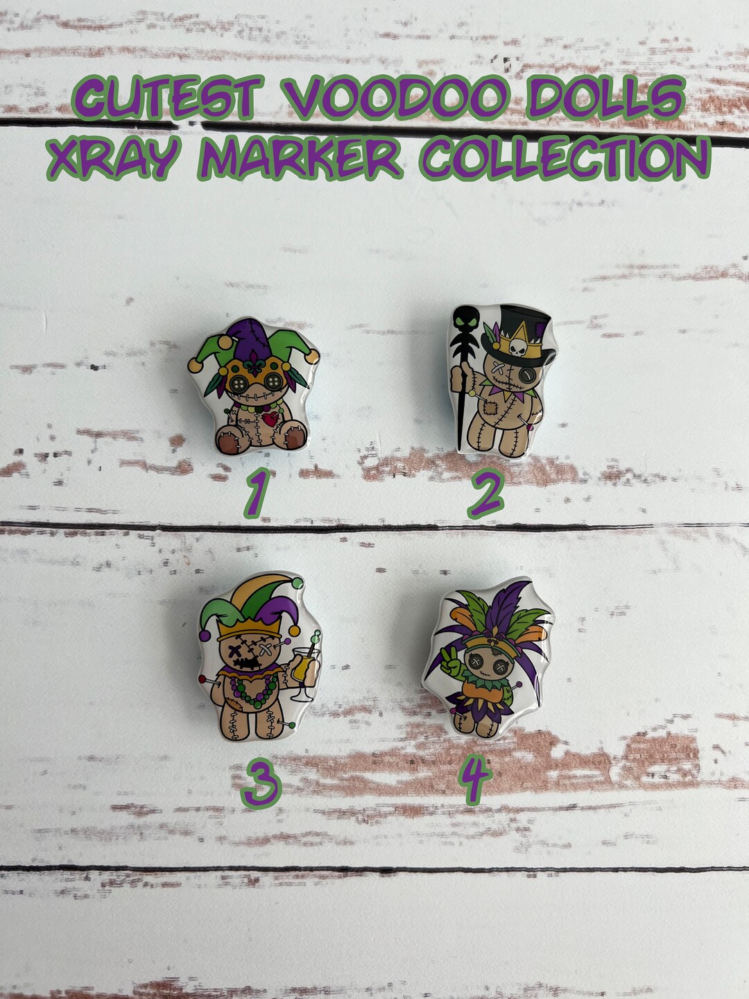 Voodoo Ray 303 Pattern Notes Cutest Voodoo Doll X-ray Markers - Etsy