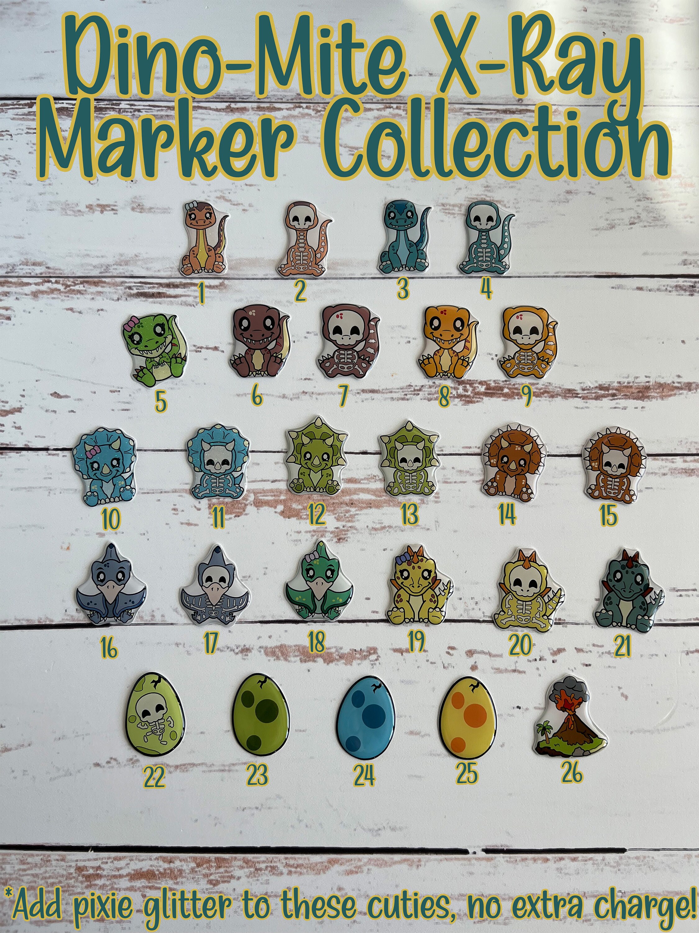 Dino-Mite X-Ray Marker Collection