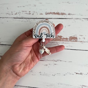 Adorable bobine de badge Rad Tech