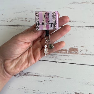 Cute CT Tech Badge Reel