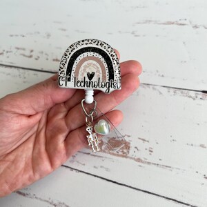 Cute CT Tech Badge Reel