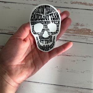 Imaging Essential Skull Sticker