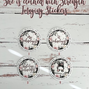 She is clothed in Strength Imaging Stickers
