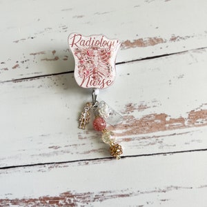 Cute Radiology Nurse Badge Reel