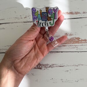 Adorable bobine d&#39;insigne technique en radiologie