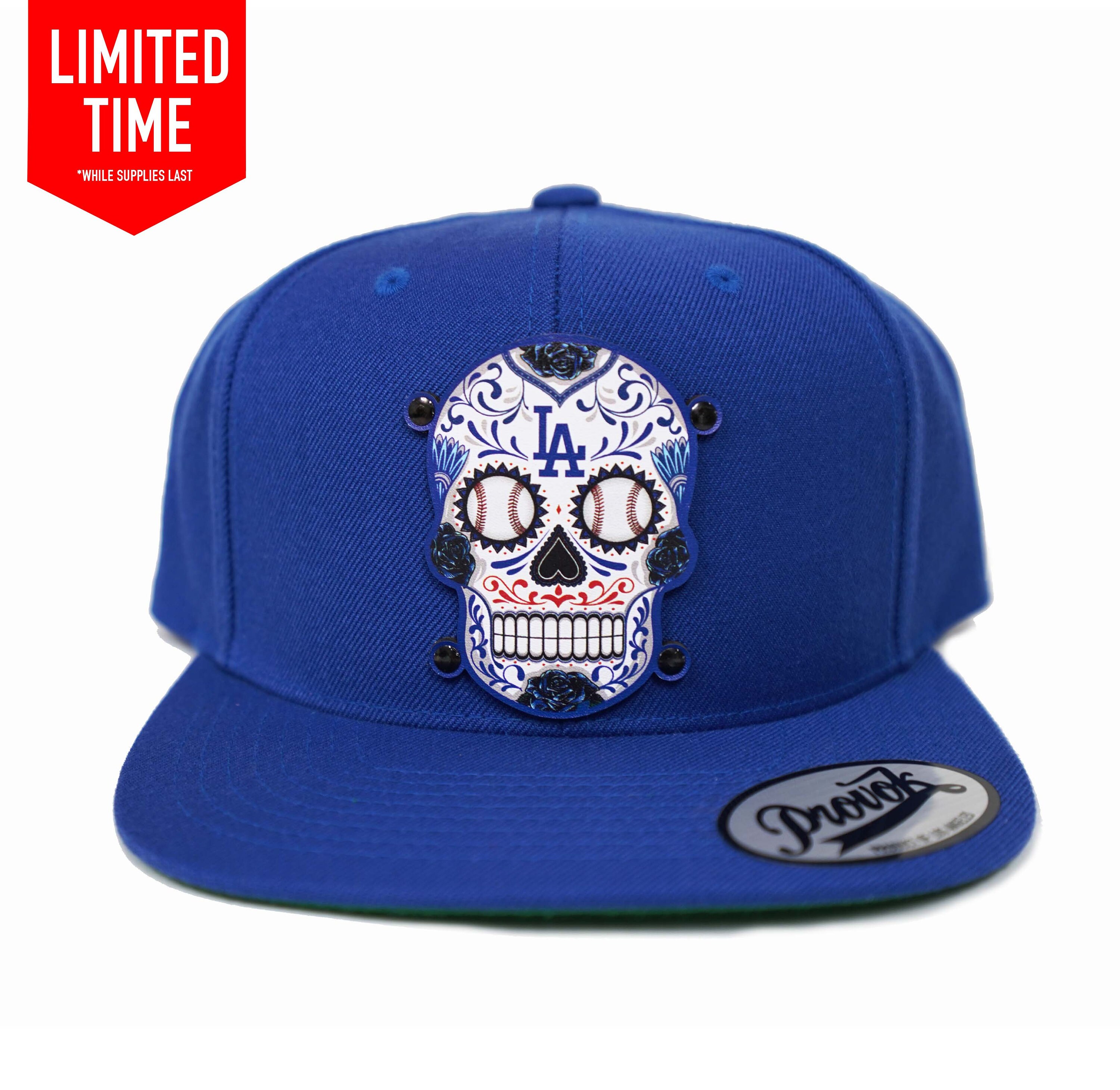 Dodgers Dia De Los Muertos Leather Patch Hat Etsy