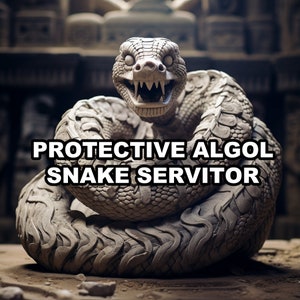 Algol Protector - Protective Servitor Spirit Companion - Best for Defending Against Malicious Entities or People - Dark Arts