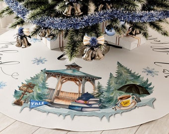 Gilmore Girls Christmas Tree Skirt for Christmas Gift for Her Lorelai Gilmore Lukes Diner Christmas Decor Rory Gilmore Stars Hollow