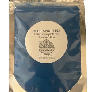 Ocean Blue Spirulina Extract Powder from East Coast Superfoods 50 g / 1.76 oz