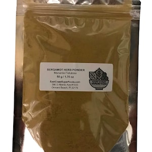 Bergamot Herb Cut & Sifted from East Coast Superfoods 50 g / 1.76 oz