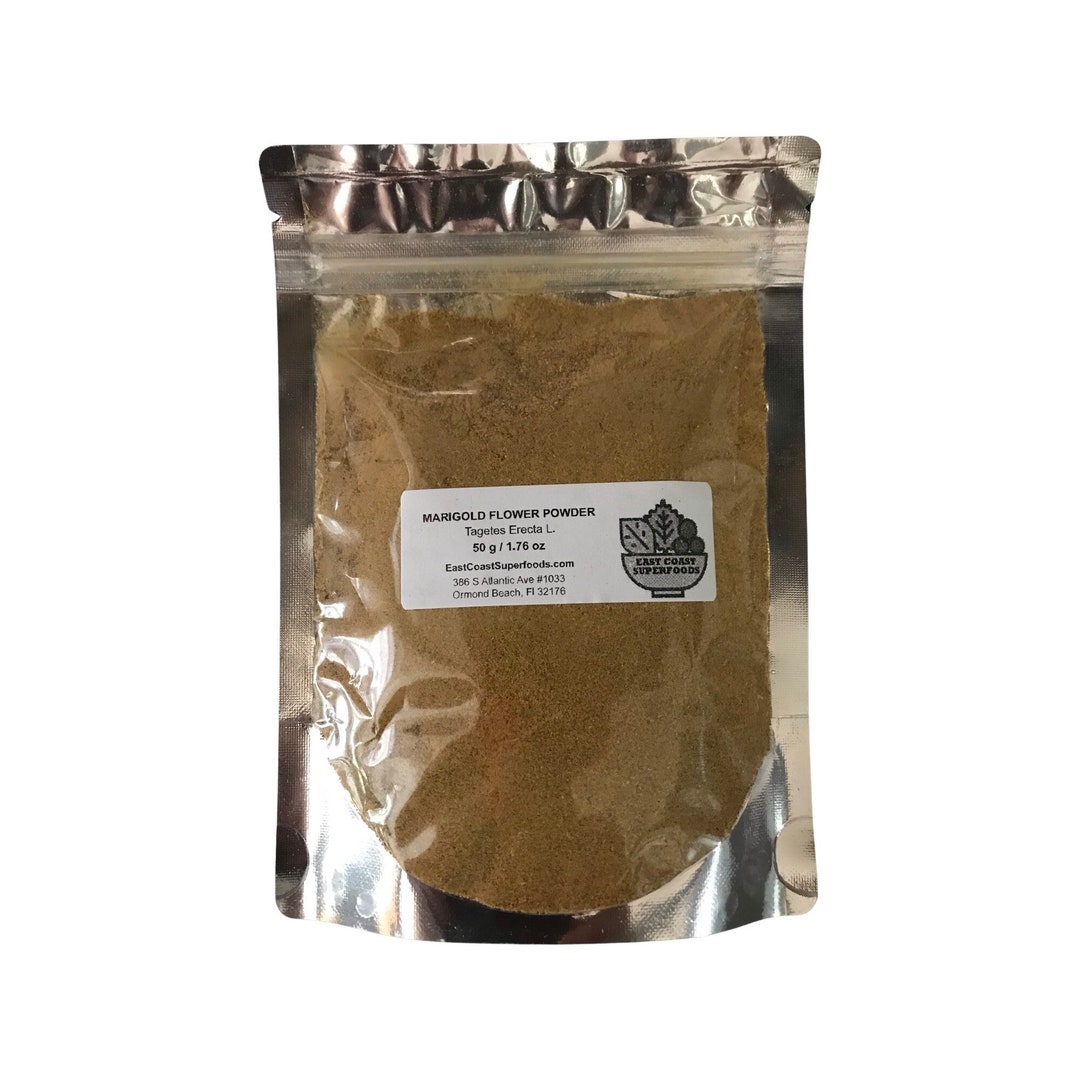 Marigold Flower Powder From East Coast Superfoods Etsy