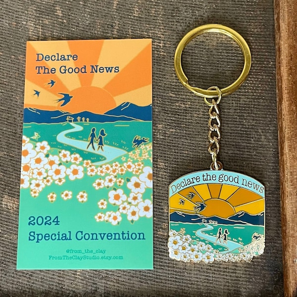 Special Convention JW Keychain Declare the good news