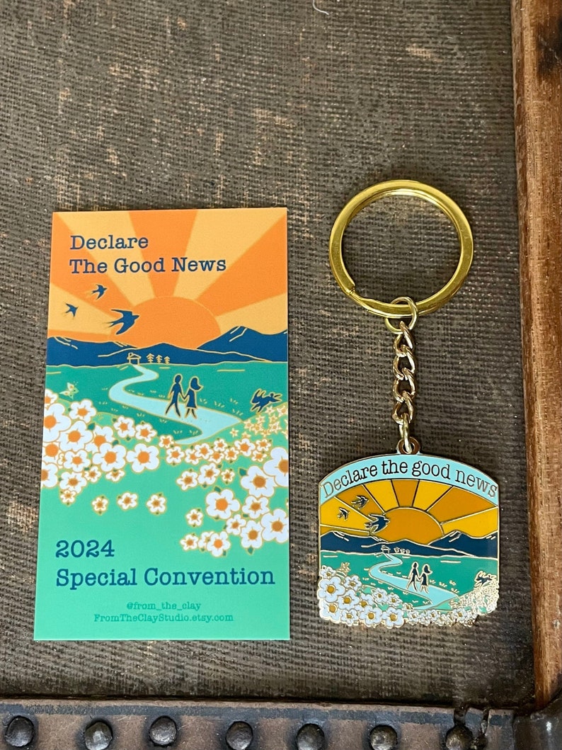 Bulk Keychain Special Convention Declare the good news Keyring image 1