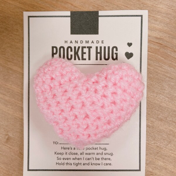 Crochet Pocket Hug Etsy