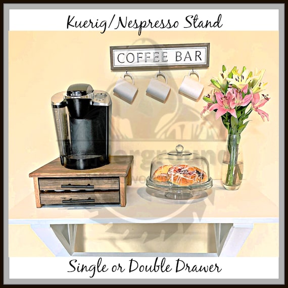 Reclaimed Wood Keurig/nespresso Stand K 