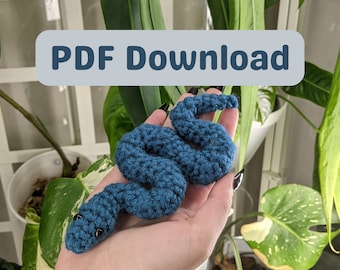 PDF Download - Bendy Snake Crochet Pattern