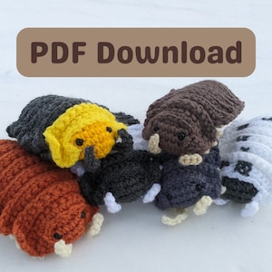 PDF-Download – Realistische Isopod-Häkelanleitung