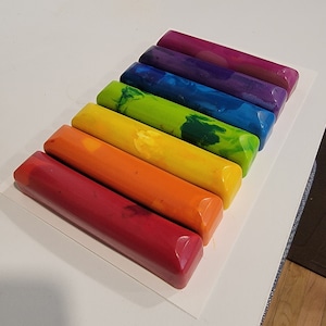 Scribble Stick crayons - toddler infant heavy duty strong crayons, thick sturdy grasp crayon, young child art supplies, colorful rainbow