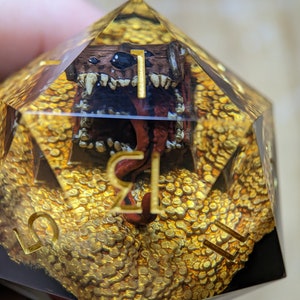 Treasure Mimic D20, 55mm