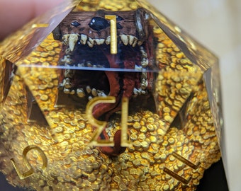 Imitacja skarbów D20, 55 mm