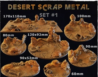 Forged Terrain Lot De 10 Bases Miniatures Ovales 60x35mm Plastique Pour Jeux De Guerre Et Figurines