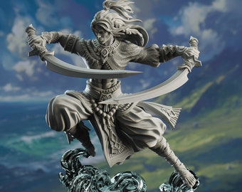 Hudin the Summer Breeze - Air Genasi Fighter by DM Stash | D&D | Pathfinder