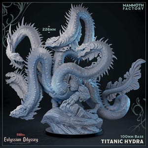 Dungeons and Dragons | Hydra | Titanic Hydra av Mammoth Factory | D&D | Pathfinder