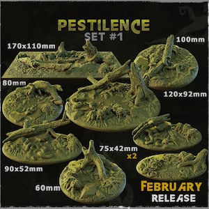 Pestilence | Miniature Bases | Zabavka Workshop | Tabletop RPG Miniature Figures