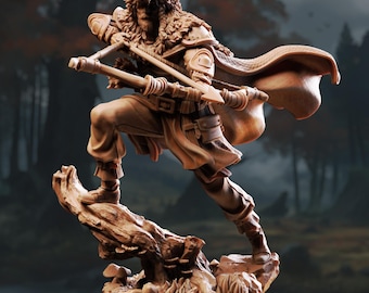 Vidarr Skallgrim - Explorador nórdico de DM Stash / D&D / Pathfinder