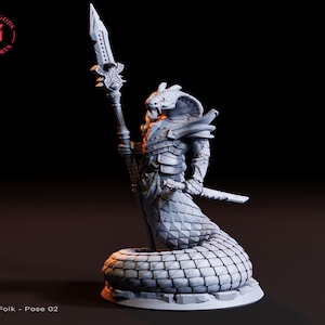 Yuan-ti | Serpent Folk Warriors by Flesh of Gods | D&D | Pathfinder