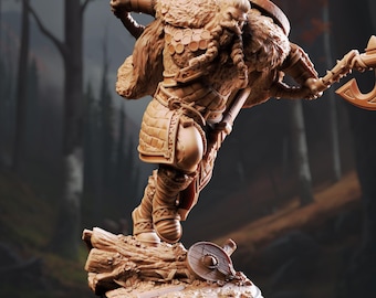 Magnar Nylstrom - Berserker nórdico por DM Stash / D&D / Pathfinder