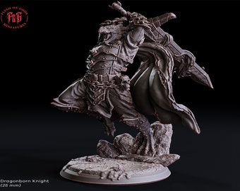Dungeons and Dragons |  Dragonborn Fighter by Flesh of Gods | D&D | Pathfinder